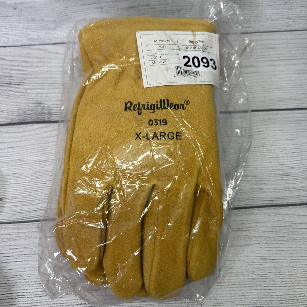 Refrigiwear 0319 XL Cold Protection Gloves Lined Insulated Cowhide Leather (2093 - Picture 7 of 7